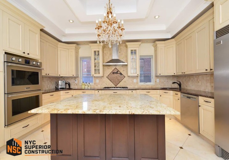 Completed mixed use property interior NYC
