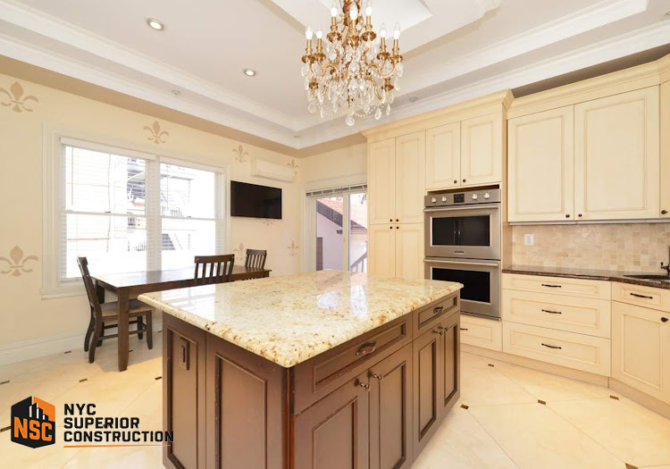 Completed mixed use property interior NYC