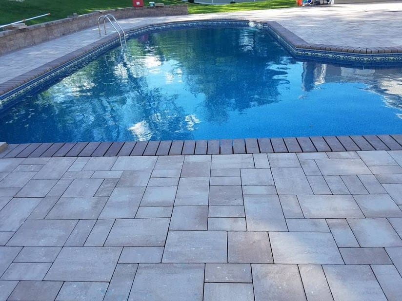 Completed masonry driveway Staten Islanddd