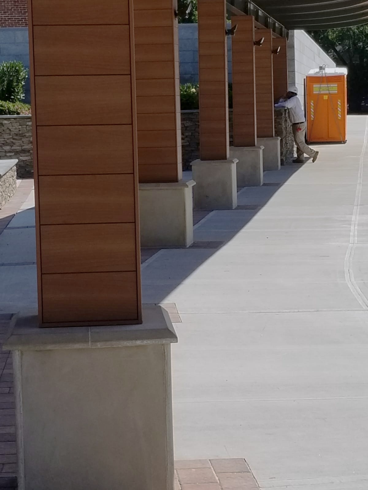 Government concrete restoration project Long Island