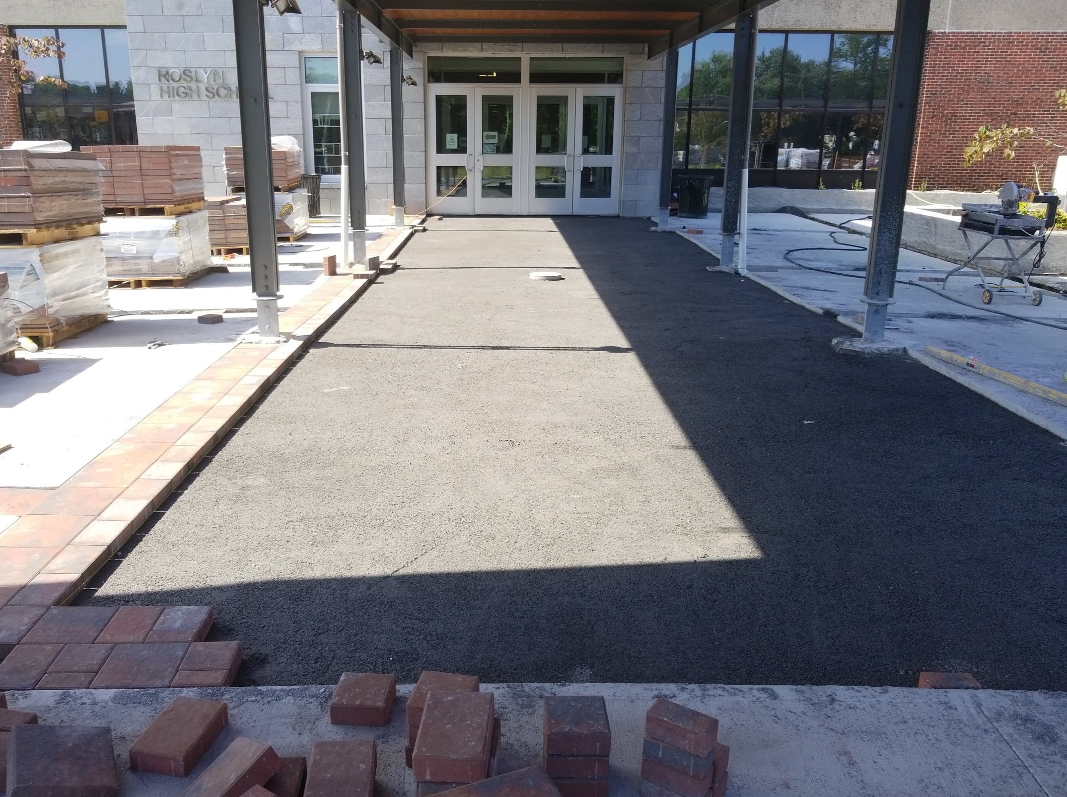 Government concrete restoration project Long Island